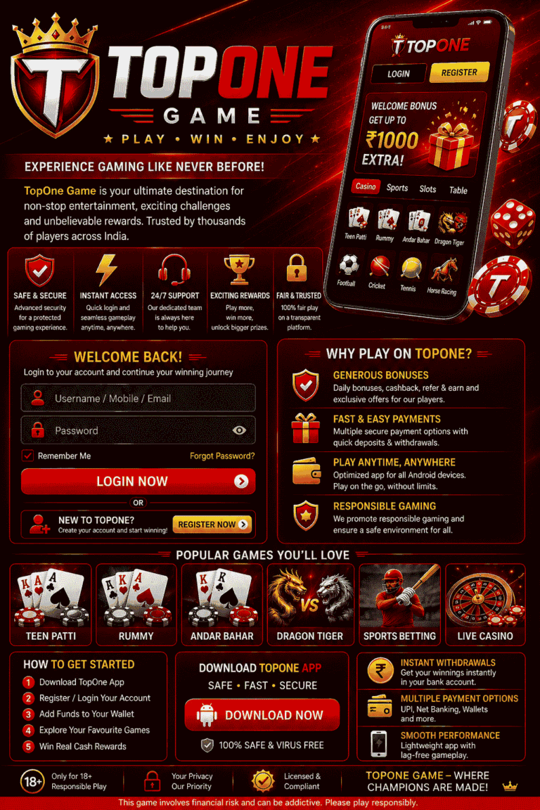Topone Game Features, Topone App Features, Topone APK